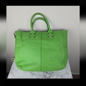 Gap green Tote bag cow leather